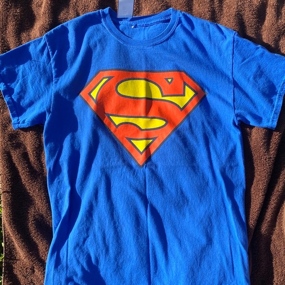 Blue Superman T-shirt - Picture 1 of 4